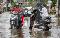 Waterlogged Streets In India