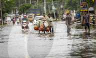 Waterlogged Streets In India