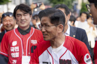 Democratic Party Campaign Chief Rallies Support For Lee Jae-myung In Seoul