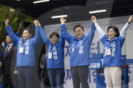 Lee Jae-myung Holds Final Campaign Rally In Hanam Ahead Of Election Day