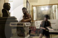 People Cast Their Vote During Judicial Branch Election Day