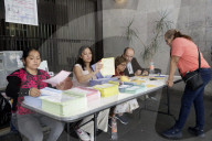 People Cast Their Vote During Judicial Branch Election Day
