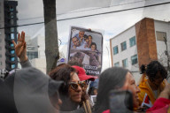 Protests Outside The Israeli Embassy In Ecuador Condemning The Attack On Palestine.