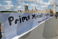 Choose Love Activists Banner Drop