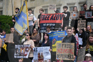Rally in support of Ukrainian POWs in Lviv