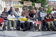Rally in support of Ukrainian POWs in Lviv