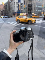 Digital camera looks like an old fashioned film model