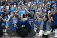 Lee Jae-myung Holds Final Campaign Rally At Yeouido Park Ahead Of Election Day