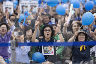 Lee Jae-myung Holds Final Campaign Rally At Yeouido Park Ahead Of Election Day