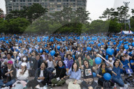 Lee Jae-myung Holds Final Campaign Rally At Yeouido Park Ahead Of Election Day