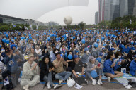 Lee Jae-myung Holds Final Campaign Rally At Yeouido Park Ahead Of Election Day