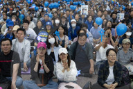 Lee Jae-myung Holds Final Campaign Rally At Yeouido Park Ahead Of Election Day