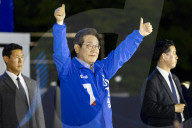 Lee Jae-myung Holds Final Campaign Rally At Yeouido Park Ahead Of Election Day
