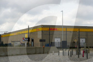 DHL Freight Warehouse In Antwerp Harbor