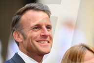 Italy's Prime Minister Giorgia Meloni And France's President Emmanuel Macron Meet At Chigi Palace