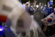 President-elect Lee Jae-myung Greets Supporters In Seoul After Election Victory