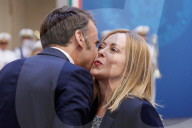 NEWS - Rom: Giorgia Meloni empfängt den französischen Präsidenten Emmanuel Macron