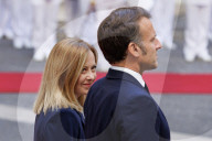 NEWS - Rom: Giorgia Meloni empfängt den französischen Präsidenten Emmanuel Macron
