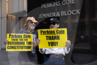 Demonstrators Thank Law Firms For Standing Up To Trump