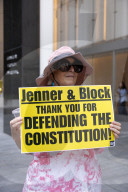 Demonstrators Thank Law Firms For Standing Up To Trump
