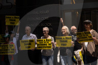 Demonstrators Thank Law Firms For Standing Up To Trump