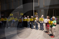 Demonstrators Thank Law Firms For Standing Up To Trump