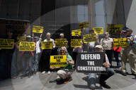 Demonstrators Thank Law Firms For Standing Up To Trump
