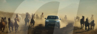 Pop star Dua Lipa is pregnant and chased by zombies in Porsche ad