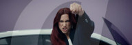 Pop star Dua Lipa is pregnant and chased by zombies in Porsche ad