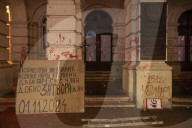 First Protest After The Tragedy In Novi Sad