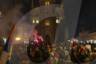 First Protest After The Tragedy In Novi Sad