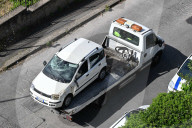 Accident in via Gelli in Rome