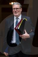 Starmer Departs Downing Street For PMQs