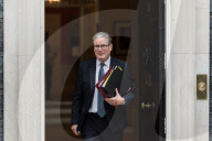 Keir Starmer Departs Downing Street For PMQs In London