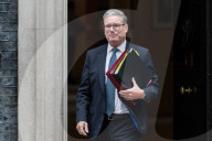Keir Starmer Departs Downing Street For PMQs In London