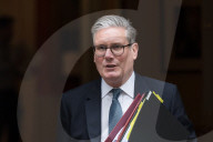 Keir Starmer Departs Downing Street For PMQs In London