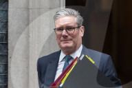 Keir Starmer Departs Downing Street For PMQs In London