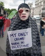 Red Line For Palestine Protest in London, UK.