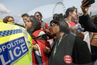 Red Line For Palestine Protest in London, UK.