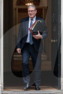 Prime Minister Kier Starmer Leaving For PMQs in London, UK.