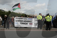 Red Line For Palestine Protest in London, UK.