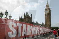 Red Line For Palestine Protest in London, UK.