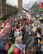 Red Line For Palestine Protest in London, UK.