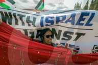 Red Line For Palestine Protest in London, UK.