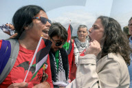 Red Line For Palestine Protest in London, UK.