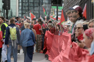 Red Line For Palestine Protest in London, UK.