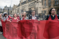 Red Line For Palestine Protest in London, UK.