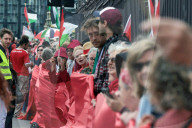 Red Line For Palestine Protest in London, UK.