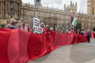 Red Line For Palestine Protest In London