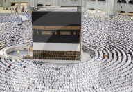 Muslim pilgrims in Mecca